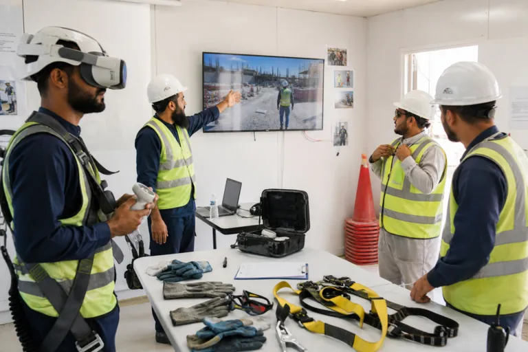 AR VR Training Saudi Construction Workers: Faster, Safer Onboarding on Giga-project Sites