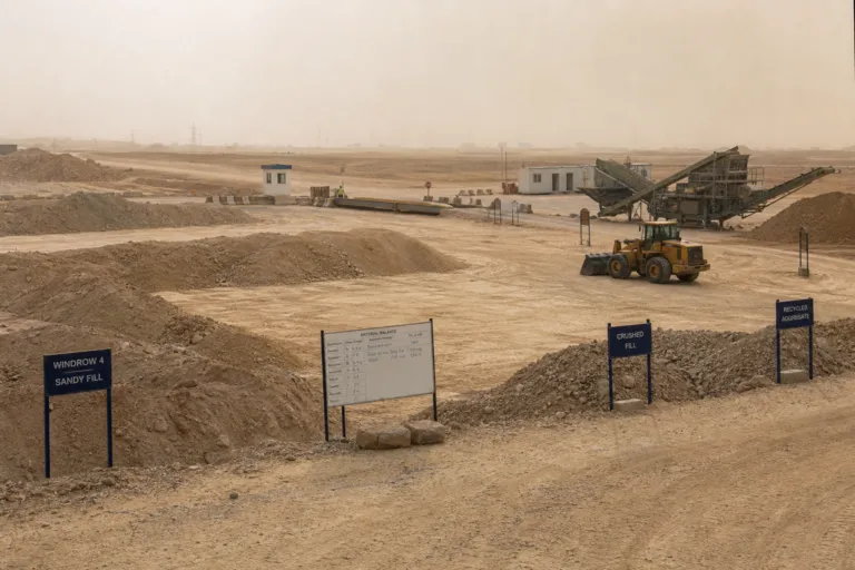 Ten Million Cubic Metres and a Pause: Smart Excavated Soil Reuse for Construction in Saudi Arabia