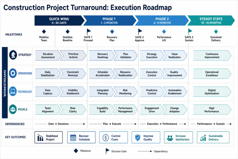 Construction Project Turnaround Strategy