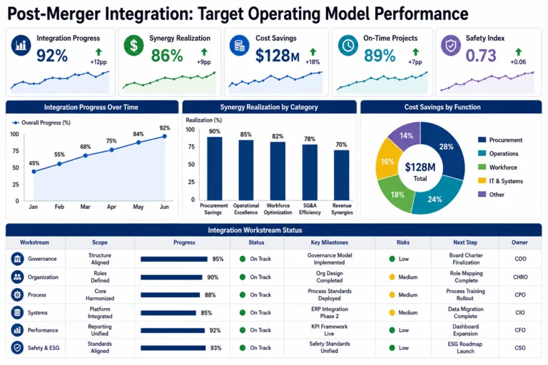 Post-Merger Integration for a Construction Conglomerate