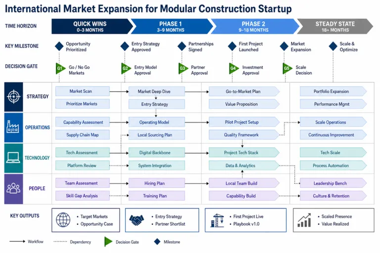 Market Expansion Strategy for a Modular Construction Startup