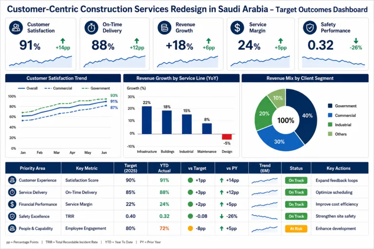 Customer-Centric Construction Services: Enhancing Project Outcomes in Saudi Arabia