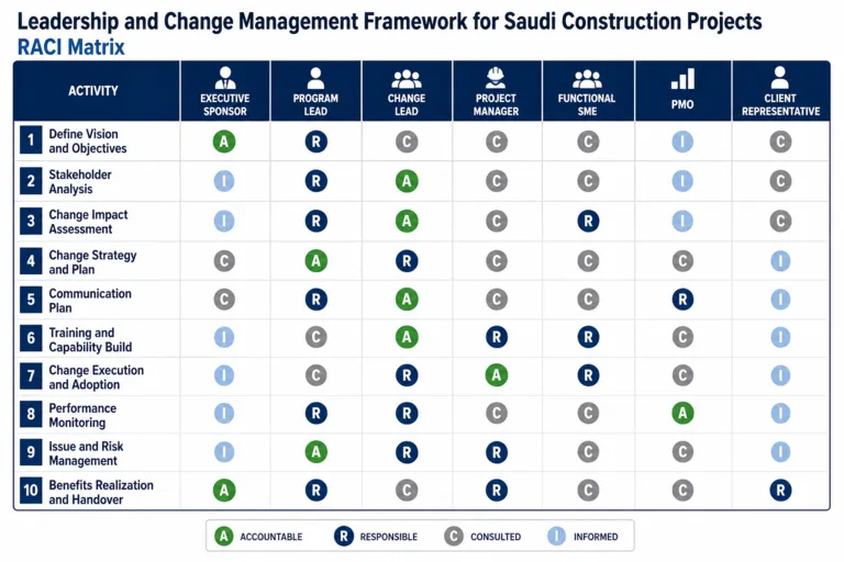 Leadership and Change Management Transforming Construction Organizations in Saudi Arabia