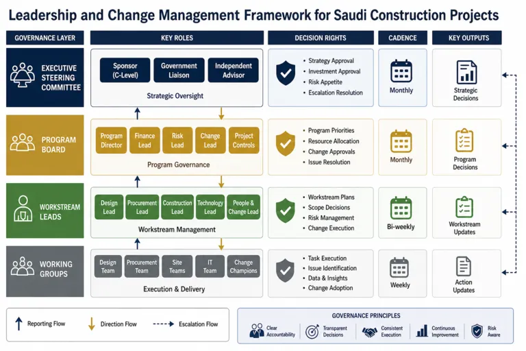 Leadership and Change Management Transforming Construction Organizations in Saudi Arabia