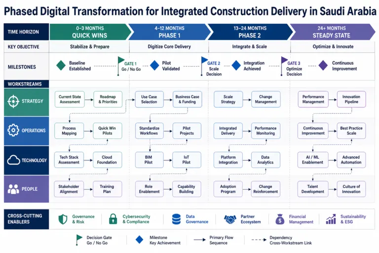 Digital Transformation in Construction Improving Efficiency in Saudi Arabia