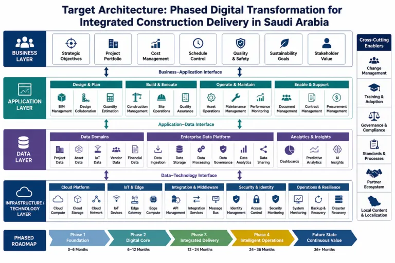 Digital Transformation in Construction Improving Efficiency in Saudi Arabia