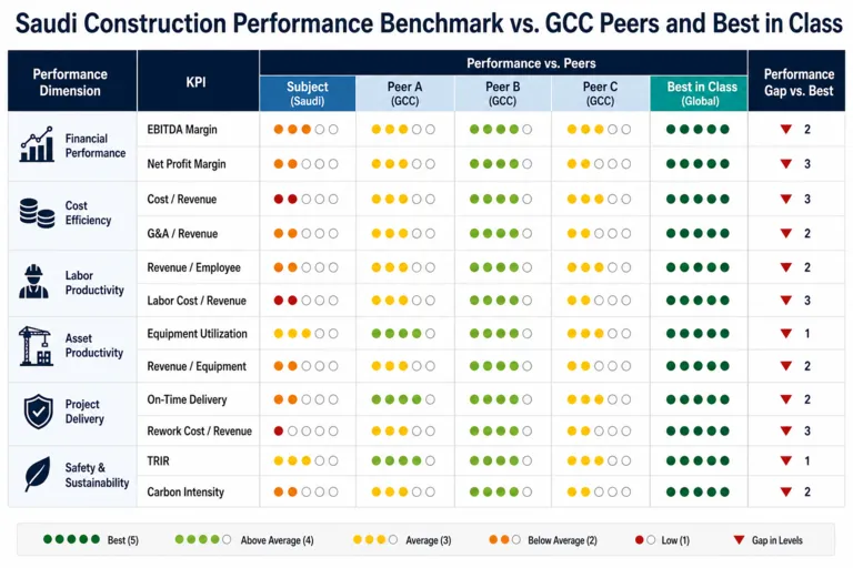 Saudi Construction Benchmarking to Improve Performance and Profitability