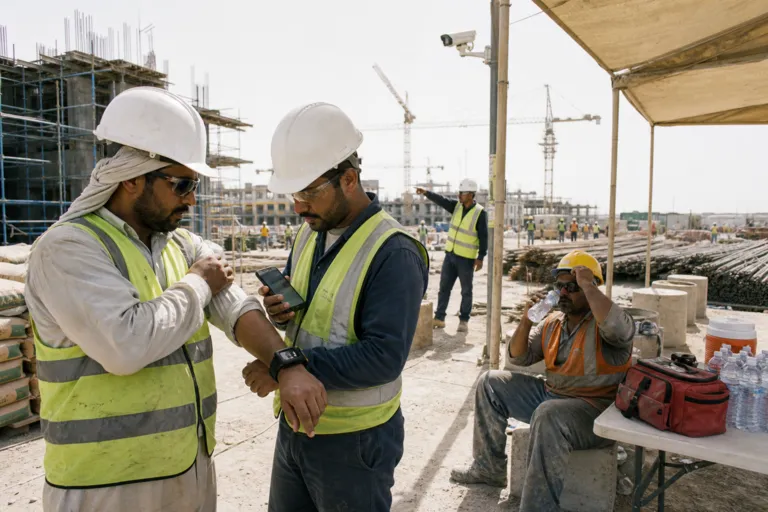 Wearable Tech on Saudi Sites: How Construction Wearables Heat Stress Saudi Arabia Is Saving Lives and Protecting Summer Productivity