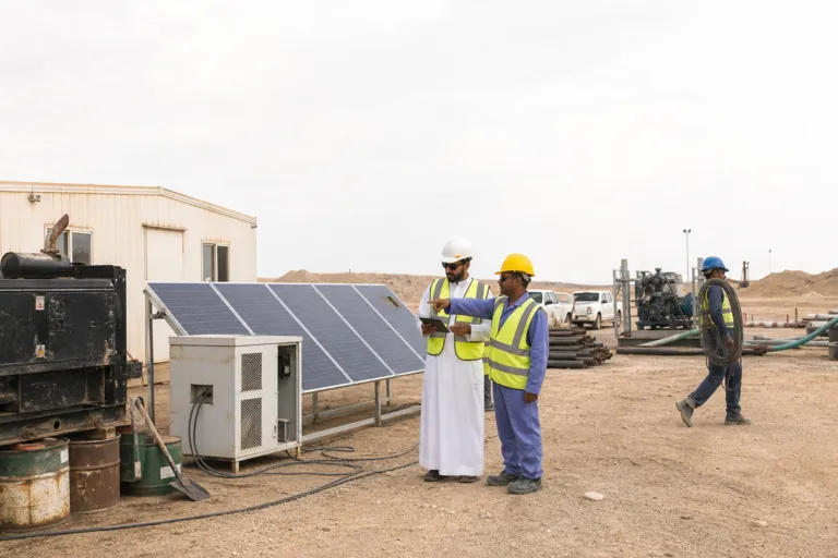 Solar-powered Saudi Construction Sites: How Construction Site Solar Power Saudi Arabia Cuts Diesel Use in Remote Camps