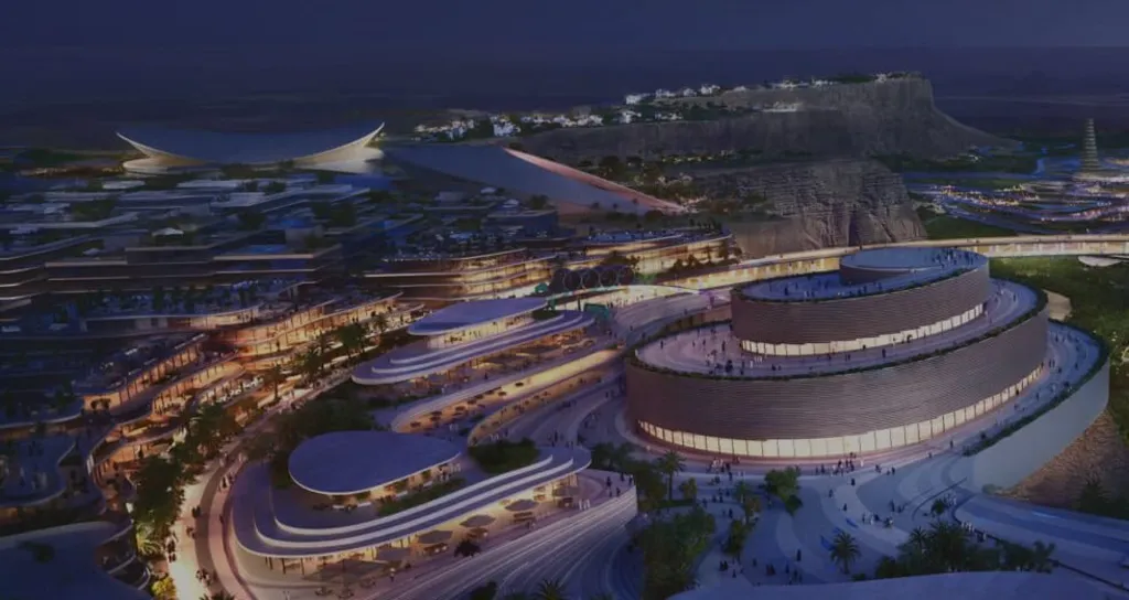 The Qiddiya Project is an ambitious entertainment, sports, and cultural megaproject located southwest of Riyadh, Saudi Arabia